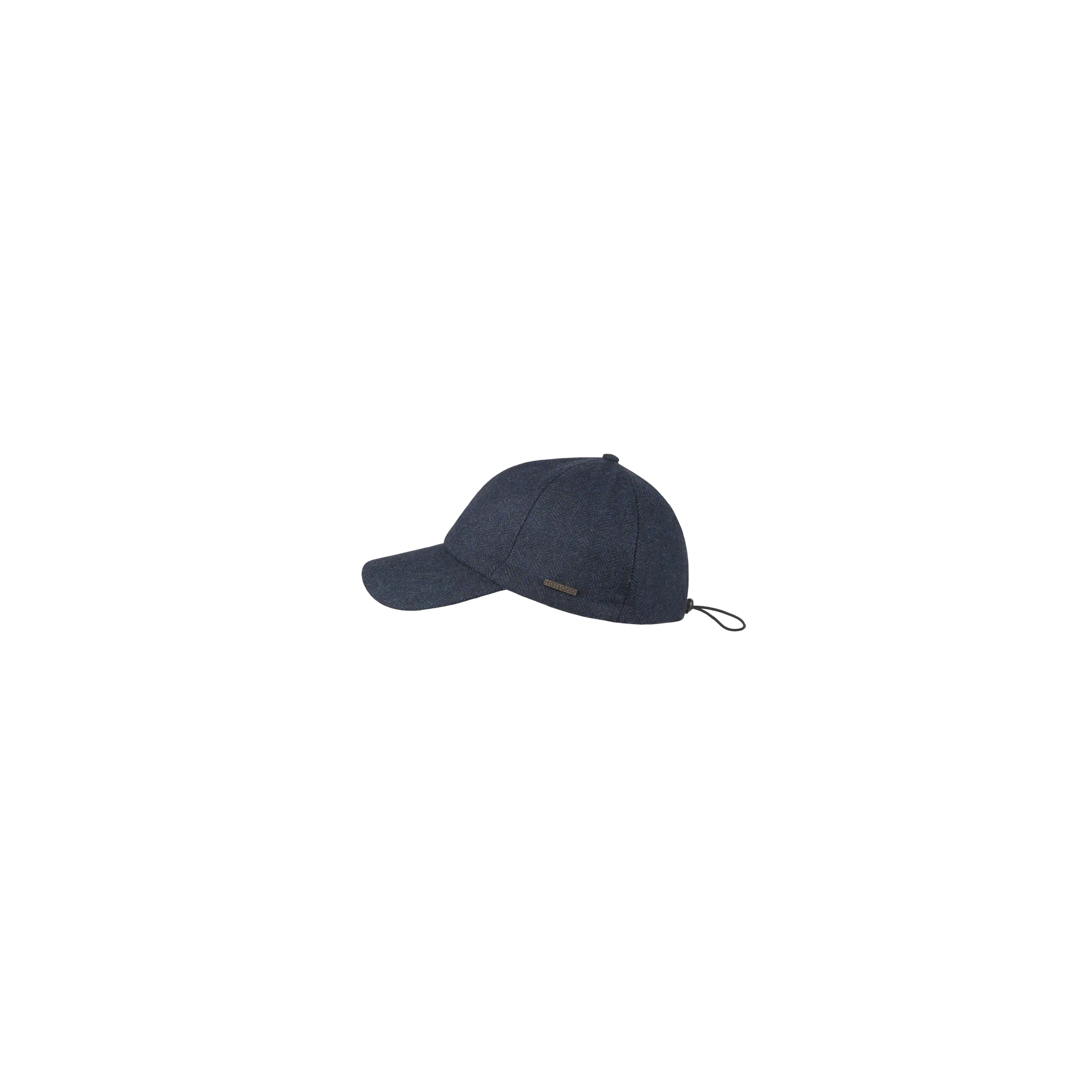 Waban - Baseball cap met visgraat patroon