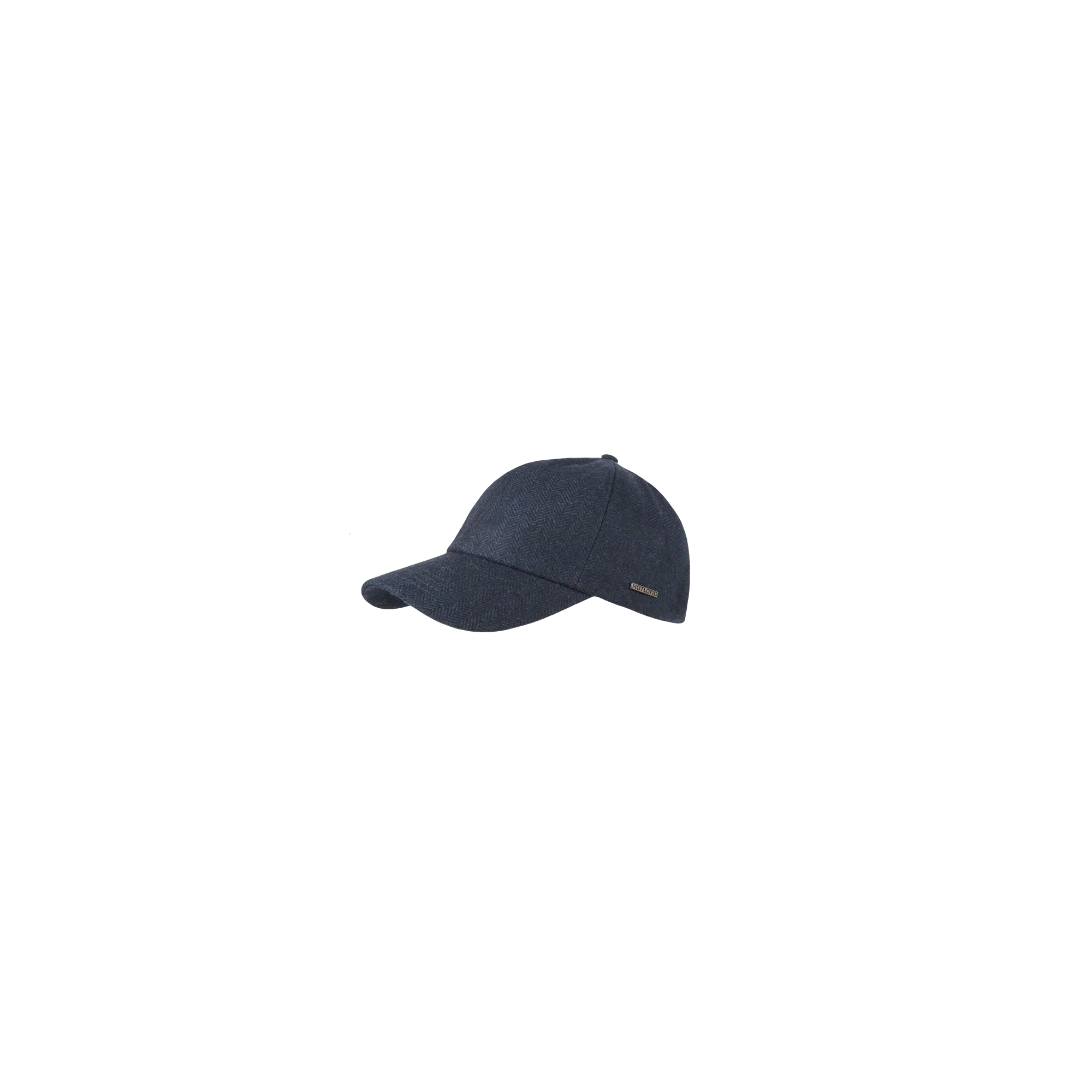 Waban - Baseball cap met visgraat patroon
