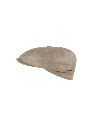 Cullum - Linen flat cap
