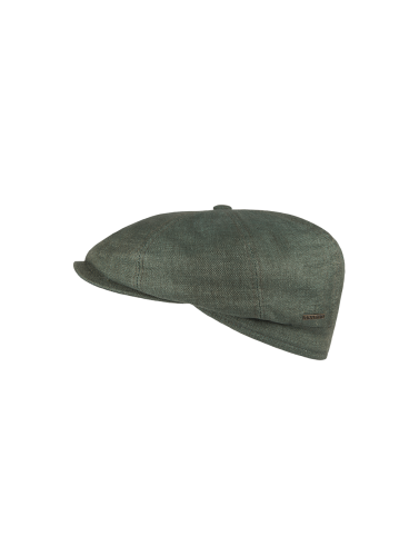 Cullum - Linen flat cap