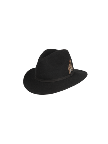 Burundy - Wollmütze mit Feder