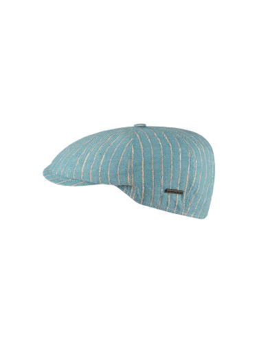 Dugan - Striped flat cap