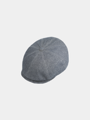 Felipe - Katoenen flatcap - Marine blauw
