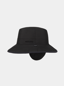 Amundson - Gorro Sympatex con orejeras y cordón para la barbilla - Negro