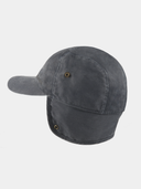 Trick - Casquette en coton délavé avec protège-oreilles - Bleu marine