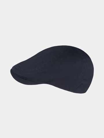 Conrad - Gorra plana de algodón - Azul marino