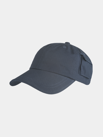 Evan Utility - Casquette de baseball à motif ribstop - Marine blauw