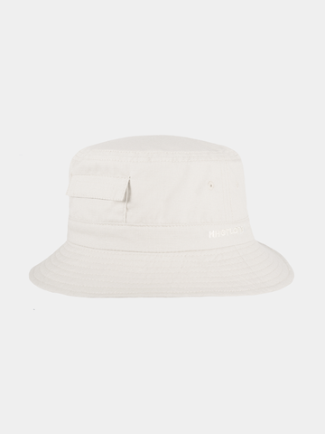 Eloy Utility - bucket hat with ribstop pattern - Putty