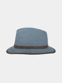 Esteban - Linen hat - Blue