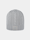 Dion - Knitted hat with decorative pattern - Grey