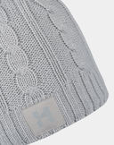 Dion - Knitted hat with decorative pattern - Grey