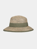 Loren - Chapeau en jonc de mer - Vert olive