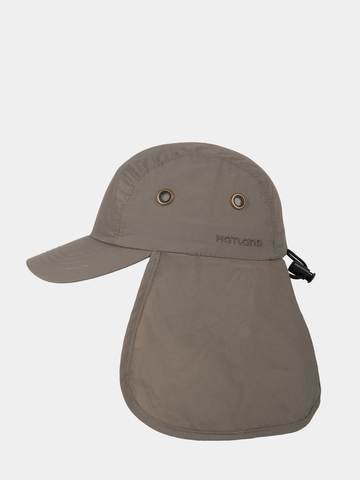 Tropic - Baseball cap with neck flap - Olive