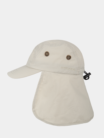Tropic - Baseball cap with neck flap - Beige