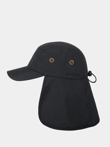 Tropic - Baseball cap with neck flap - Anthracite