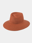 Yulia - Chapeau en feutre - Orange brûlé