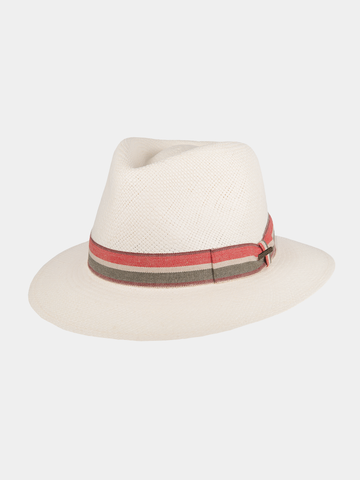 Charles - Chapeau Panama - Vert olive
