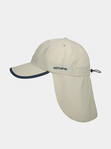 Stone Anti-Mosquito - Insect-repellent baseball cap with neck flap - Beige