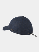 Waban - Baseball cap with herringbone pattern - Navy