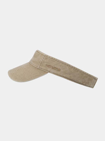 Xava - Visière en coton - Beige