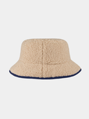 Bond - Gorro de pescador de borreguito reversible - Azul marino