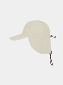 Dean - Baseball cap with long brim and neck flap - Beige