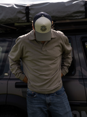 Don - Trucker-Mütze aus Baumwolle - Olivgrün