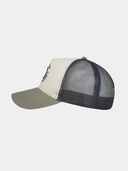 Don - Trucker-Mütze aus Baumwolle - Olivgrün