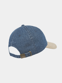Elano Denim - Gorra de béisbol de algodón - Marine blauw