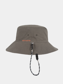 Elin Reversible - Cotton bucket hat with cap keeper - Grey