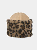 Elvira - Sombrero de mujer con estampado de leopardo - Gekarameliseerd
