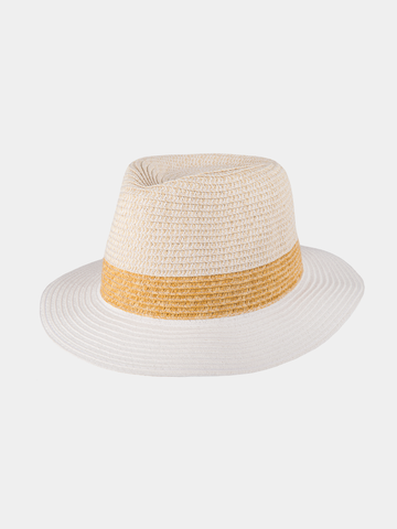 Bienvenue - Chapeau d'été Toyo - Blanc
