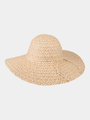 Belle - Chapeau cloche à larges bords Toyo - Beige