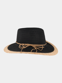 Charlotte - Chapeau de plage pour femmes - Noir
