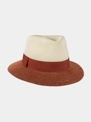 Donna - Chapeau toyo élégant - Orange brûlé