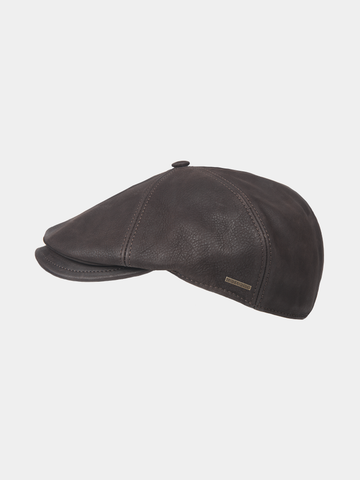 Minco - Casquette en cuir - Marron