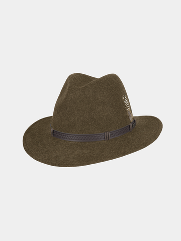 Channing - Sombrero de lana - Verde oliva