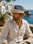 Emanuel - Sombrero Toyo - Marine blauw