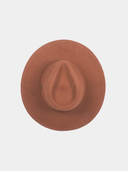 Evora - Women's wool hat - Gekarameliseerd