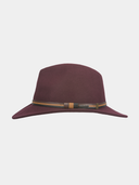 Edinburgh - Chapeau en laine - Wijn rood
