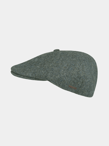 Cassius - Casquette plate en laine - Vert