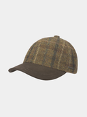 Ezer - Harris Tweed baseball cap - Brown