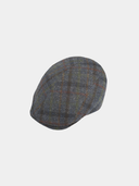 Earl - Harris Tweed flat cap - Navy