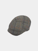 Earl - Harris Tweed flat cap - Anthracite