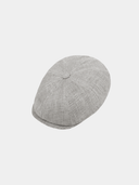 Fabrizio - Linnen flatcap - Grijs