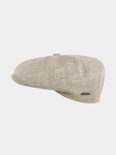 Fabrizio - Linnen flatcap - Bruin