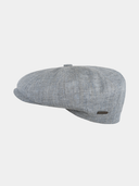 Fabrizio - Linnen flatcap - Blauw