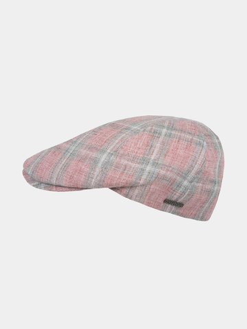 Firas - Linnen flatcap - Rood