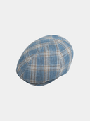 Firas - Linnen flatcap - Blauw
