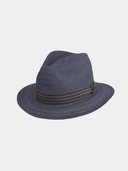 Coldplay - Chapeau Toyo avec un élégant ruban - Bleu marine